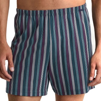 Calida Prints Cotton Boxer Shorts Stribet bomuld X-Large Herre