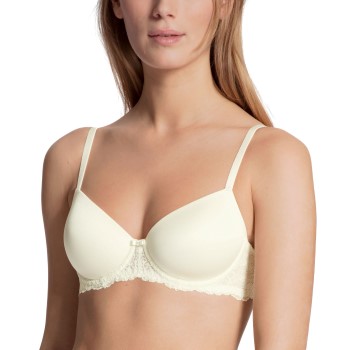 Calida BH Sensual Secrets Underwired T-shirt Bra Creme C 80 Dame
