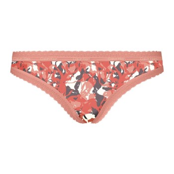 Calvin Klein Trusser Bottoms Up Refresh Thong Orange mønster polyamid Small Dame
