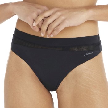 Calvin Klein Trusser Infinite Flex Thong Sort Large Dame