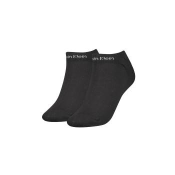 Calvin Klein Legwear Calvin Klein Strømper 2P Leanne Coolmax Gripper Liner Socks Sort Strl 37/41 Dame