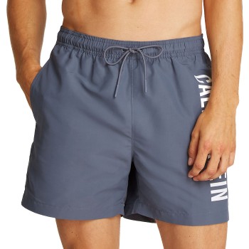 Calvin Klein Badebukser Medium Swim Shorts Intense Power Grå polyester Medium Herre
