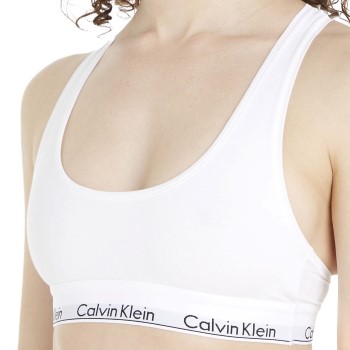 Calvin Klein BH 2P Modern Cotton Bralette D1 Hvid Small Dame