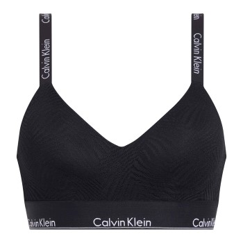 Calvin Klein BH Modern Lace Lightly Lined Bralette Sort polyamid X-Large Dame