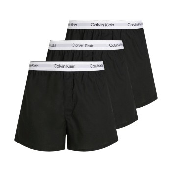 Calvin Klein 3P Slim Boxers Sort bomuld Large Herre