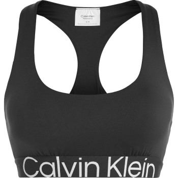 Calvin Klein BH Sport Medium Impact Sports Bra Sort Large Dame