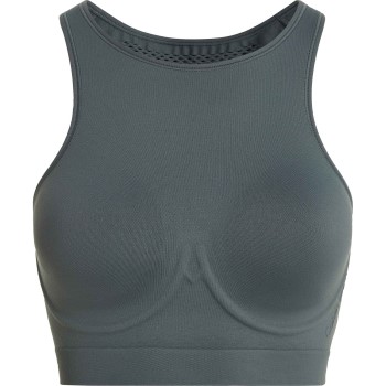 Calvin Klein BH Sport Soft Medium Support Sports Bra Grøn polyamid Large Dame
