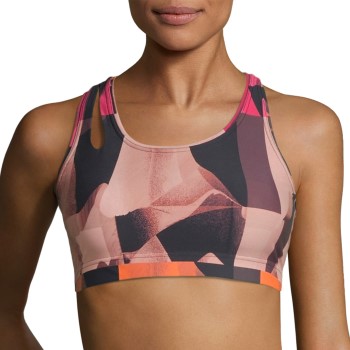 Casall BH Move Around Sports Bra Rosa Mønster  Small Dame