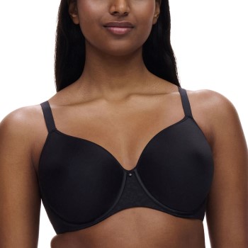 Chantelle Bh Comfort Chic Back Smoothing T-Shirt Bra Sort F 90 Dame