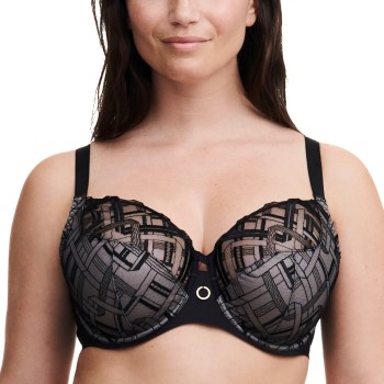 Chantelle BH Corsetry Underwired Very Covering Bra Sort E 70 Dame