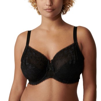Chantelle BH Day To Night Covering Underwired Bra Sort nylon D 95 Dame