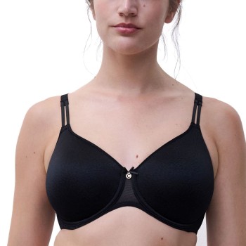 Chantelle BH EasyFeel Norah Covering Spacer Bra Sort polyester D 70 Dame