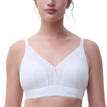 Chantelle BH EasyFeel Wirefree Support Bra Hvid nylon C 75 Dame