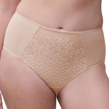 Chantelle Trusser Maris High Waisted Support Full Brief Beige 40 Dame