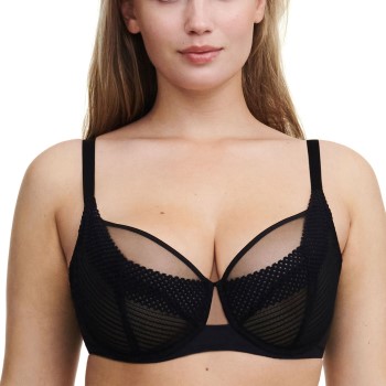Chantelle BH Pulp Covering Underwired Bra Sort E 80 Dame