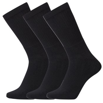 Claudio Strømper 3P Tennis Socks Sort Str 40/45 Herre