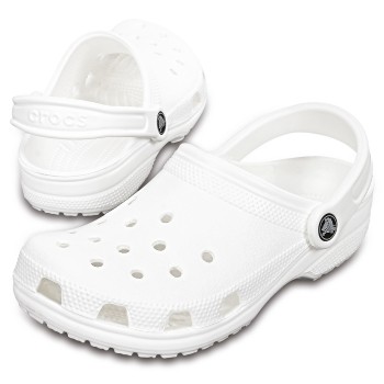 Crocs Classic Unisex Hvid US M9 (EU 42-43)