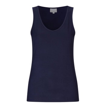 Damella Bamboo 31301 Tank Top Marineblå Bambus Medium Dame