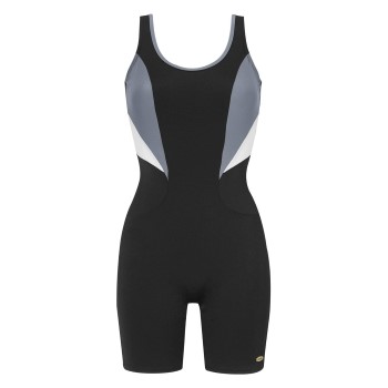 Damella Cindy Chlorine Resistant Long Leg Swimsuit Sort polyamid 48 Dame