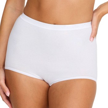Damella Trusser Classic Cotton Maxi Brief Hvid bomuld Large Dame