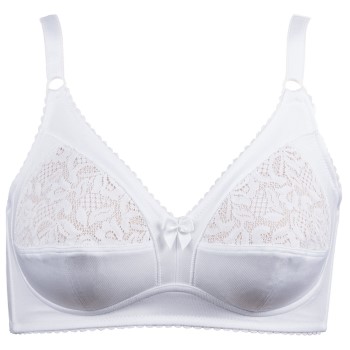 Damella BH Classic Soft Bra Hvid B 90 Dame