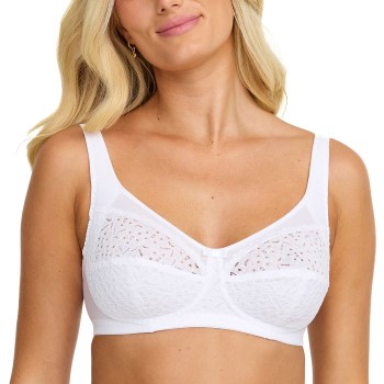 Damella BH Classic Soft Lace Bra Hvid F 90 Dame