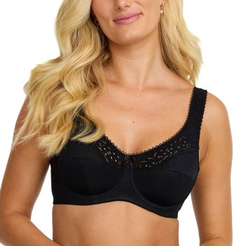 Damella BH Classic Underwire Lace Bra Sort C 100 Dame