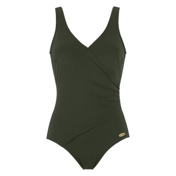 Damella Julia Chlorine Resistant Swimsuit Mørkgrøn  polyamid 40 Dame