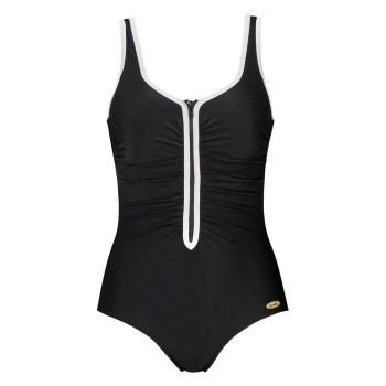 Damella Marlene Swimsuit Sort/Hvid 40 Dame