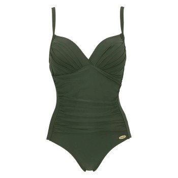 Damella Miranda Swimsuit Mørkgrøn  D/E 44 Dame