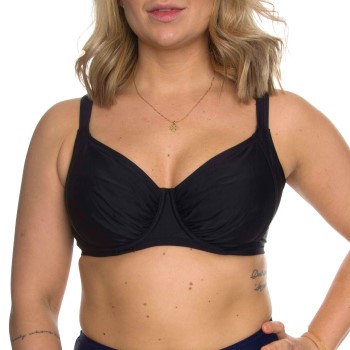 Damella Sophia Basic Underwired Bikini Bra Sort polyester C 40 Dame