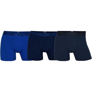 Dovre 3P Bamboo Boxer Tights Blå X-Large Herre