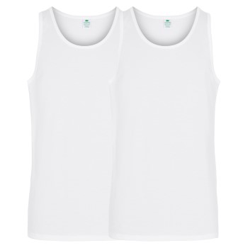 Dovre 2P Organic Cotton Singlet Hvid økologisk bomuld XX-Large Herre