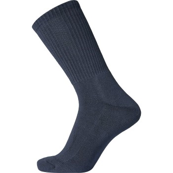 Egtved Strømper Cotton Terry Sole Sock Marineblå Str 45/48 Herre