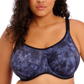 Elomi BH Energise Underwire Sport Support Bra Violet Mønster F 80 Dame