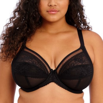 Elomi BH Kendra Underwire Plunge Bra Sort K 80 Dame