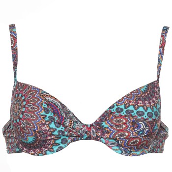 Esprit Fraser Beach Padded Bra Bikini Turkis Mønster C 75 Dame