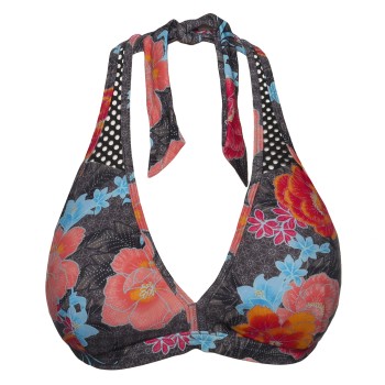 Esprit Peony Beach 2 Padded Halterneck Bikini Brun mønstret C 38 Dame