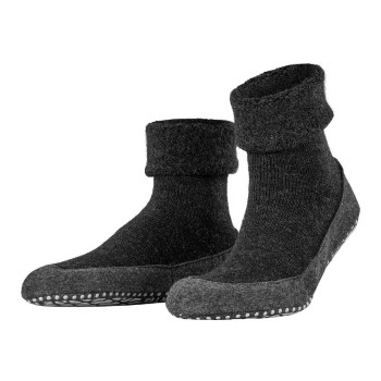 Falke Strømper Cosyshoe Adult Antracit uld Str 39/40 Herre