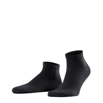 Falke Strømper 2P Happy Sneaker Socks Sort bomuld Str 43/46 Herre