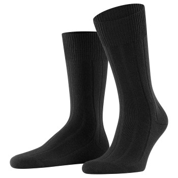 Falke KGaA Falke Strømper Lhasa Rib Sort Str 39/42 Herre
