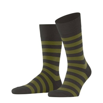 Falke KGaA Falke Strømper Sensitive Mappd Line Socks Grøn bomuld Str 39/42 Herre