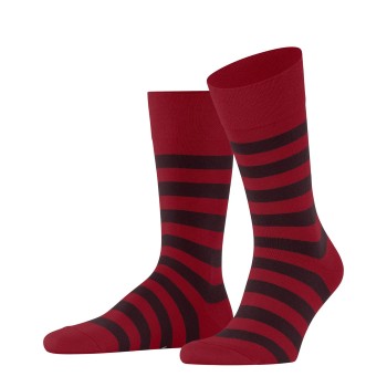 Falke KGaA Falke Strømper Sensitive Mappd Line Socks Rød bomuld Str 39/42 Herre