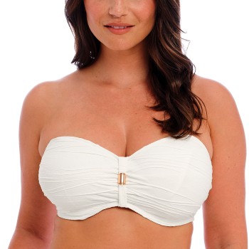 Fantasie Beach Waves Underwire Bandeau Bikini Hvid polyamid F 65 Dame