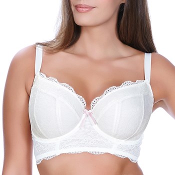 Freya BH Fancies Underwire Longline Bra Hvid I 70 Dame