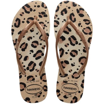 Havaianas Slim Animals Beige Str 41/42 Dame