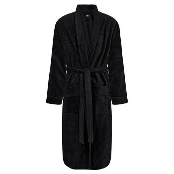 JBS Bath Robe Sort bomuld Large Herre