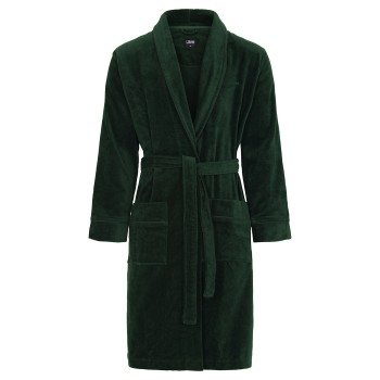 JBS Bath Robe Mørkgrøn  bomuld Small Herre