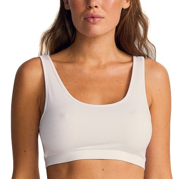 JBS of Denmark Bh Bamboo Bra Top Wide Straps Hvid X-Large Dame