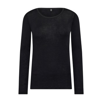 JBS of Denmark Wool Blouse Sort uld Small Dame